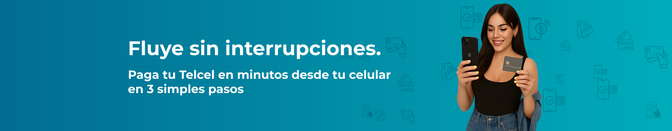 Paga tu Factura Telcel en línea al instante - Banner