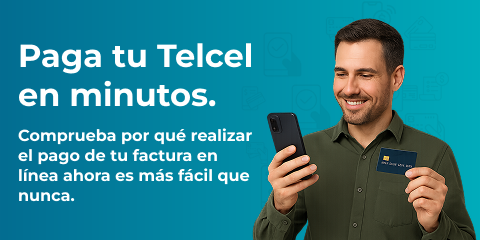 Paga tu Factura Telcel desde tu celular - Banner móvil