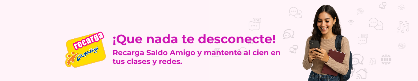 Universitarias recargando Telcel en línea desde su laptop