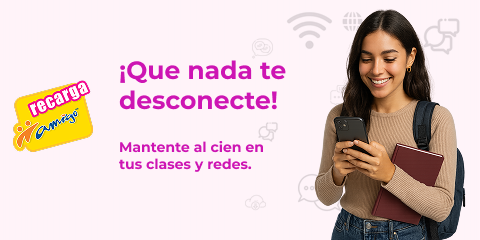 Universitarias recargando Telcel desde el celular